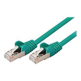 Nedis CAT5e nätverkskabel SF/UTP RJ45 hane RJ45 hane 5,00 m Rund PVC Grön Plastpåse