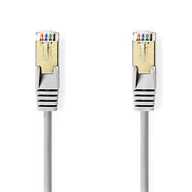 Nedis CAT5e nätverkskabel SF/UTP RJ45 hane RJ45 hane 30,0 m Rund PVC Grå Kuvert