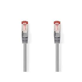 Nedis CAT6 Nätverkskabel RJ45 hane RJ45 hane S/FTP 3,00 m Rund LSZH Grå Label