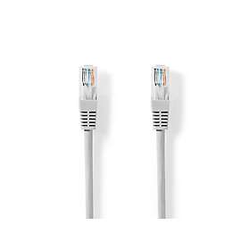 Nedis CAT5e nätverkskabel U/UTP RJ45 hane RJ45 hane 15,0 m Rund PVC Grå Label