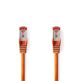 Nedis CAT6 Nätverkskabel RJ45 hane RJ45 hane S/FTP 2,00 m Rund LSZH Orange Label