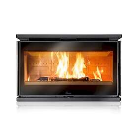 Lacunza Braskamin Adour med Glas på Framsida och Båda Sidor