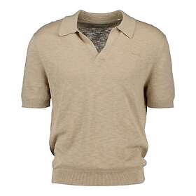 Gant Linen Blend Short Sleeve Polo (Dam)
