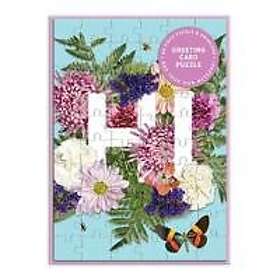 Say It With Flowers Hi Greeting Card Puzzle