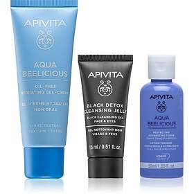 Apivita Aqua Beelicious Återfuktande och Uppfriskande Rutin Set
