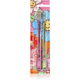 Curaprox Limited Edition Flowers tandborstar 12460B Velvet 2 st.