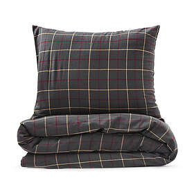 Lord Nelson Gunnarby Garnfärgad Rutigt Grå Bäddset Enkeltäcke 150x210