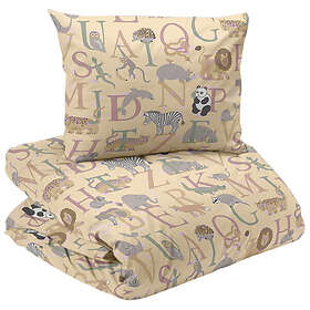 ABC Gul Söta Djur Barn Spjälsäng Bäddset 100x130 Redlunds