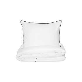 Kosta Linnewäfveri Alexandria Satin Vit Egyptisk Bomull Bäddset Dubbeltäcke 230x220