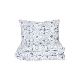 Kosta Linnewäfveri Torgestad Blå Bäddset Enkeltäcke 150x210