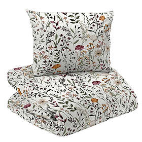 Redlunds Cecilia Multi Blommor Bäddset Enkeltäcke 150x210