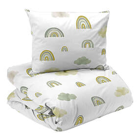 Redlunds Rainbows Grön Barn Bäddset Spjälsäng 100x130