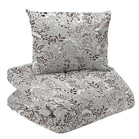 Redlunds Hage Linne Blommigt Bäddset Enkeltäcke 150x210