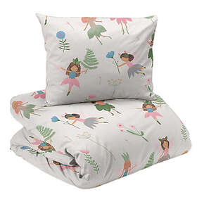 Redlunds Älvor Beige Barn Bäddset Enkeltäcke 150x210