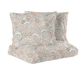 Redlunds Hage Persika Blommigt Bäddset Dubbeltäcke 220x210