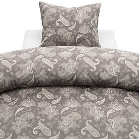 Borganäs of Sweden Tilly Sand Paisley Bäddset Enkeltäcke 150x210