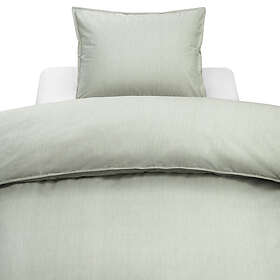 Borganäs of Sweden Chambray Grön Bäddset Enkeltäcke 150x210