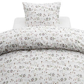 Borganäs of Sweden Fingal Svampar Pastell Bäddset Enkeltäcke 150x210