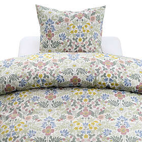 Borganäs of Sweden Sommarblommor Multi Blommigt Bäddset Enkeltäcke 150x210
