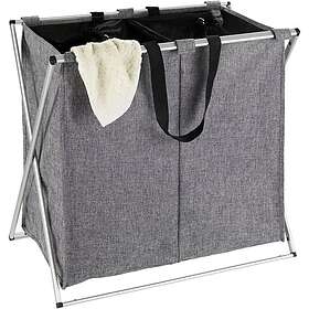 Wenko Tvättkorg 120L Duo Polyester Grå Mm x 62151100 590 380