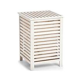 Zeller Tvättkorg I Vit Trä 45 X Cm 125L