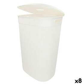 Curver Tvättkorg Vit Plast 55l 44 x 61 x 35 cm (8 antal)