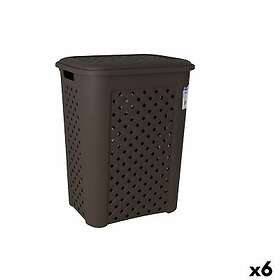 Tontarelli Tvättkorg Arianna Wengue Plast 43,5 x 33,5 x 55 cm (6 antal)