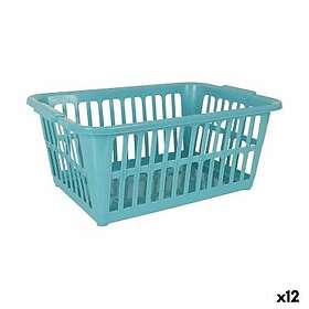 Tontarelli Tvättkorg Classic Blå 35l 58 x 41 x 24 cm (12 antal)