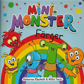 Minimonster färger (bok, board book)