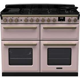 Rangemaster Estel Deluxe ESDLB110DFPPPK/AB1 110cm Pale Pink Antique Brass