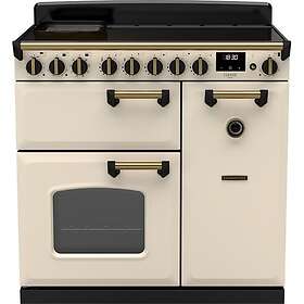 Rangemaster Classic Deluxe Cream Antique Brass