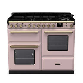 Rangemaster Estel Deluxe ESDLO110DFPPPK/AB1 110cm Pale Pink Antique Brass