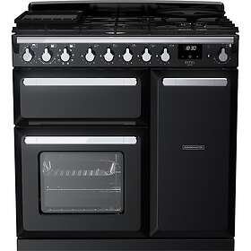 Rangemaster ESDL90DFPGBL/CM1 Estel Deluxe 90cm Black Chrome