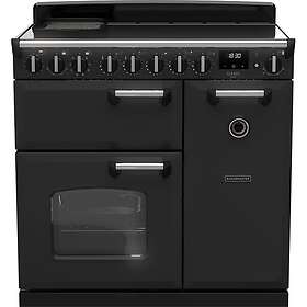 Rangemaster Classic Deluxe Charcoal Black Chrome