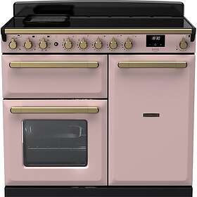 Rangemaster Estel Deluxe ESDL100EIPPPK/AB1 100cm Pale Pink Antique Brass
