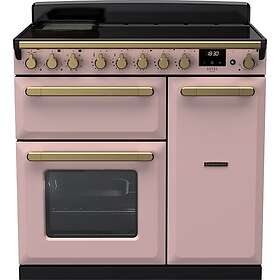Rangemaster Estel Deluxe ESDL90EIPPPK/AB1 90cm Pale Pink Antique Brass