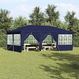 vidaXL Party Tent with 10 Sidewalls 6x4 m PE