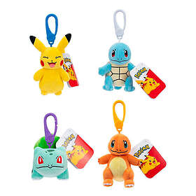 Jazwares Pokémon Series 1 Plush Figure & Keychain Assorted 10cm 6 Units