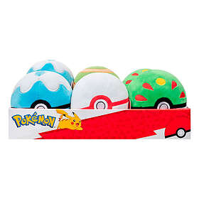 Jazwares Pokémon Poké Balls Teddy Assorted 10cm 6 Units