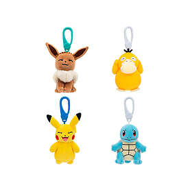 Jazwares Pokémon Plush Figure & Clip On Assorted 10cm 6 Units