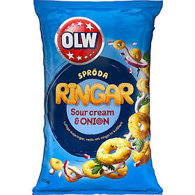 OLW Ringar Sour Cream & Onion 85g