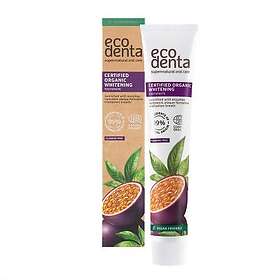 EcoDenta Organic Whitening Passion Fruit Toothpaste With Enzymes 75ml