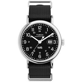 Timex TW2W86100 Weekender Svart/Textil Ø40 mm