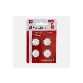 Verbatim Lithium CR2032 3V 4-pack