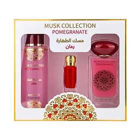 Gulf Orchid Musk Collection Tahara Pomegrante Parfymset (60ml edp, 250ml kropps-mist. 12ml Parfum Olie)