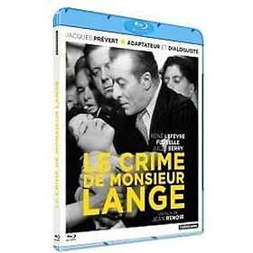 Le crime de monsieur lange (Blu-Ray)