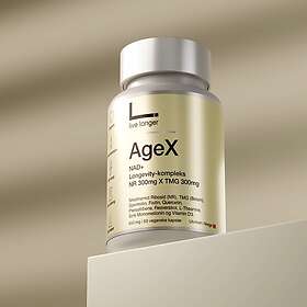 Live Longer AgeX NAD+ Longevity-kompleks 60 Capsules
