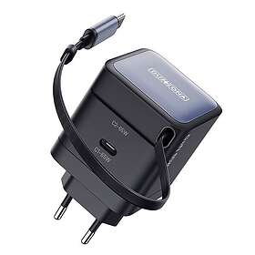 Duzzona GaN USB-C 65W Retractable USB-C Kabel