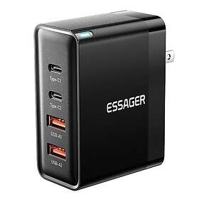 Essager ES-CD37 2x USB-C USB-A US 100W 