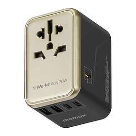 Momax UA8A GaN 3x USB-C 2x USB-A 70W